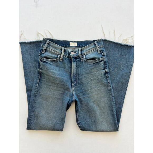 Mother The Hustler Ankle Fray Jeans Smoke ‘Em Wash 25 - Picture 2 of 13